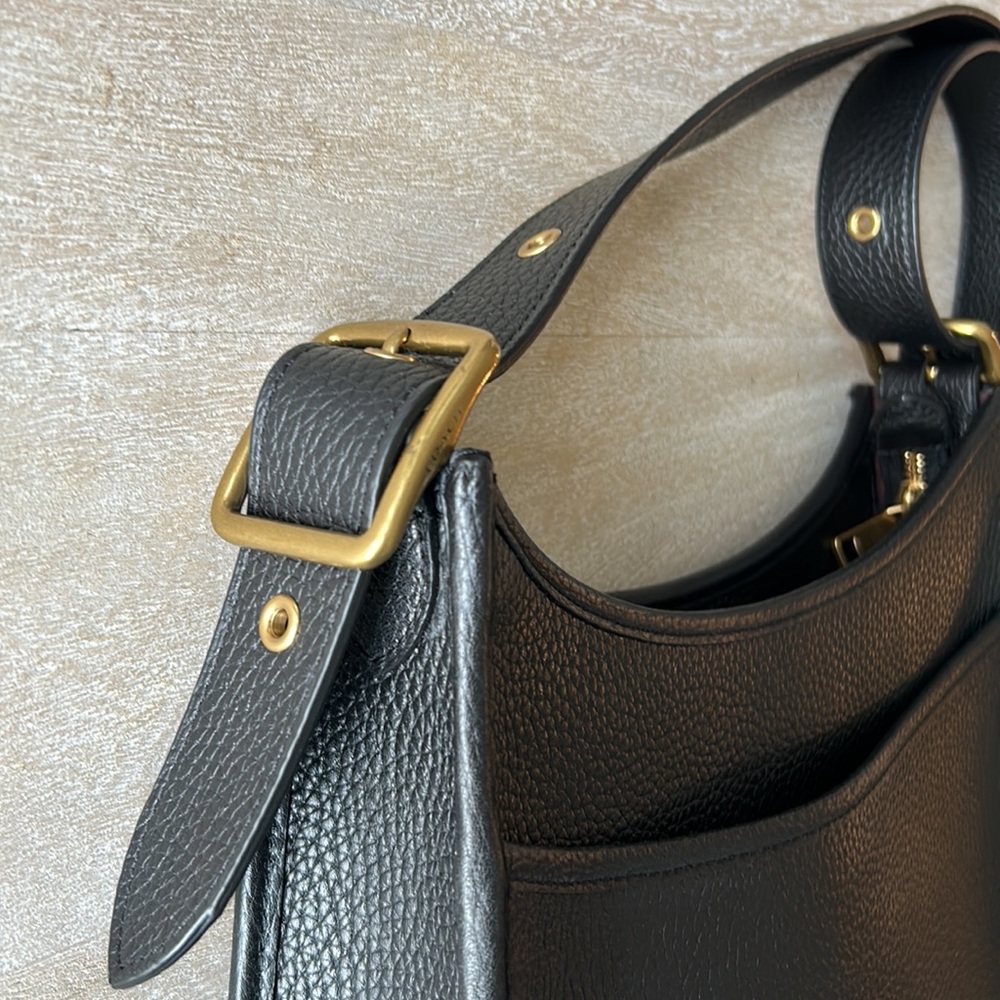 Coach Black Leather Shoulder Bag - Picture 4 of 8